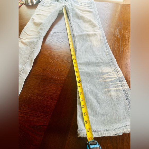 ELVIS RARE Low Rise Bootcut Jeans Size 27 - Picture 8 of 10